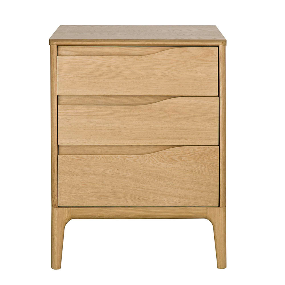 Ercol Rimini 3 Drawer Bedside Chest