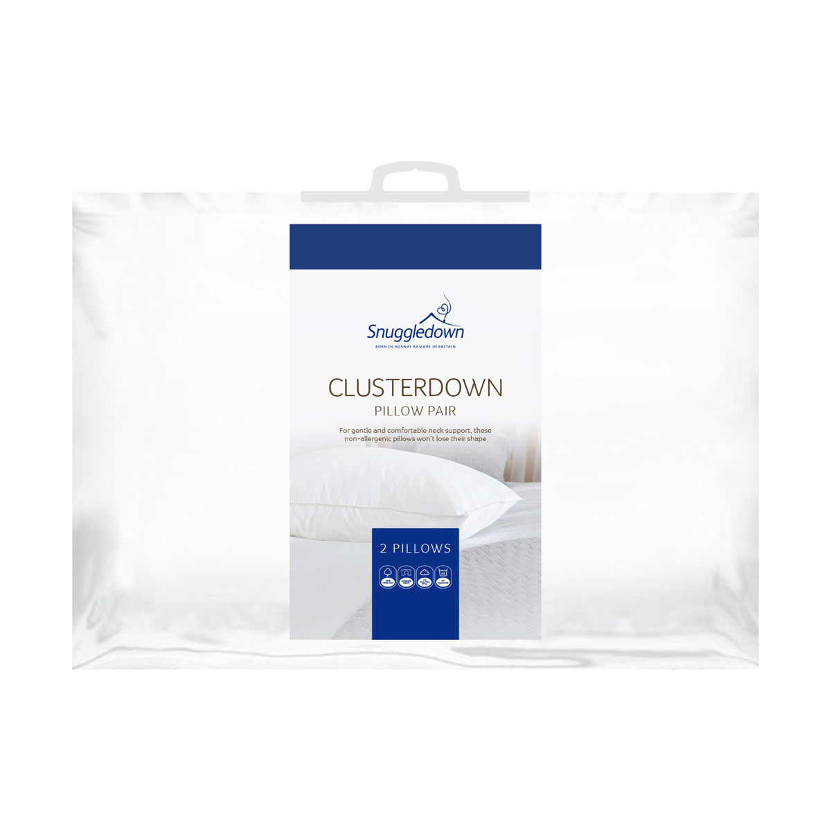 Snuggledown ClusterDown Pillow Pair
