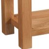 Maiden Oak 2 Drawer Console Table