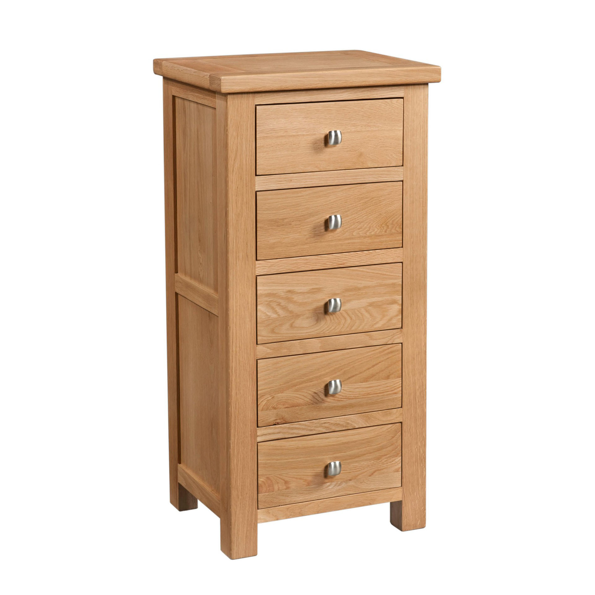 Maiden Oak 5 Drawer Wellington