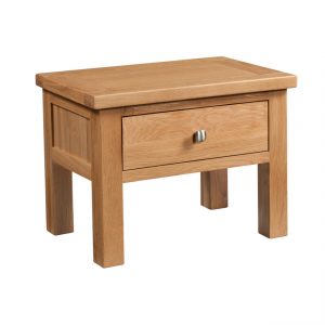 Maiden Oak Side Table with Drawer