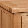 Maiden Oak Side Table with Drawer