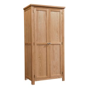 Maiden Oak Ladies Double Wardrobe