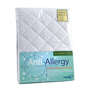 Slumberfleece Luxury Anti-Allergy Pillow Protector Quilted