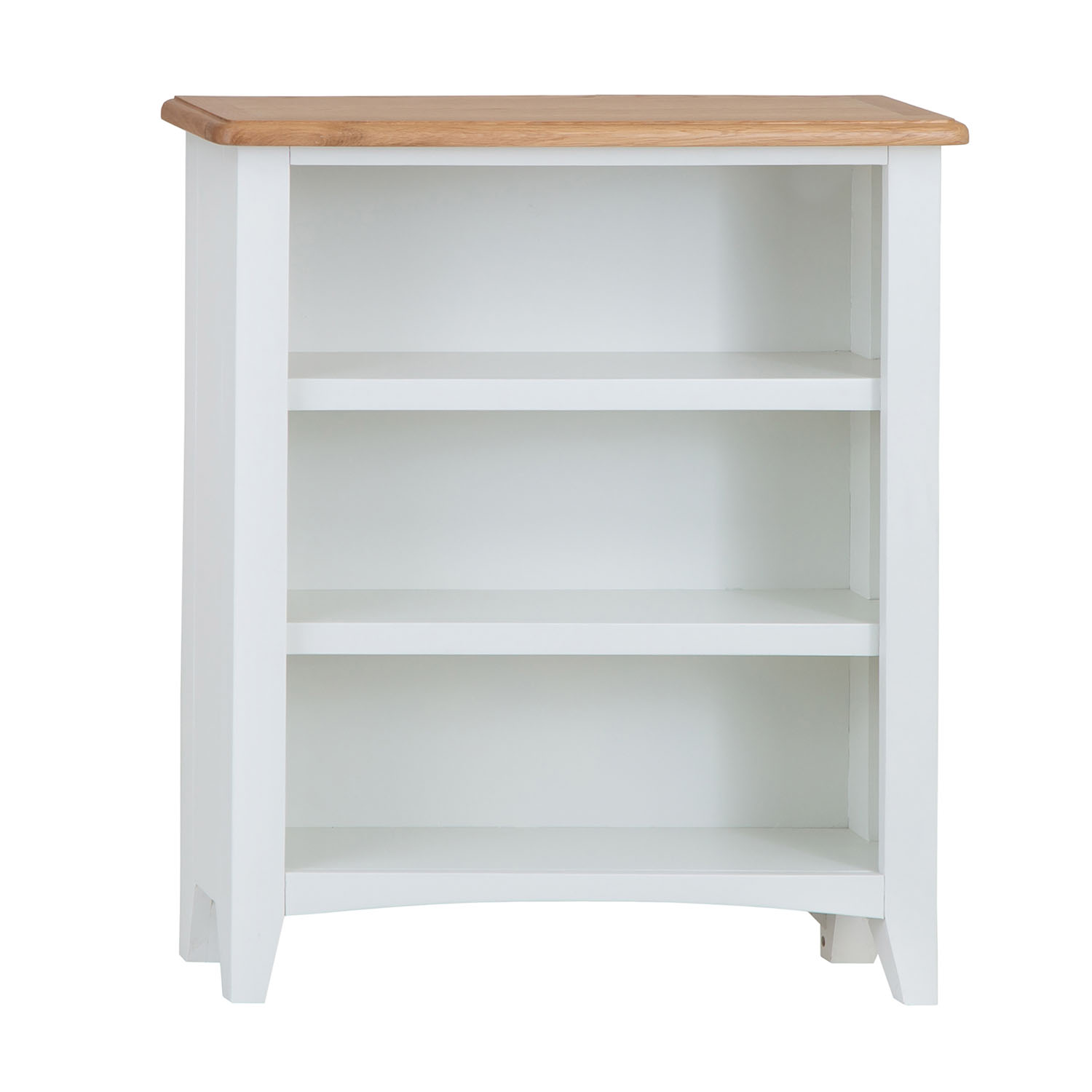 Hurstley Painted Small Wide Bookcase