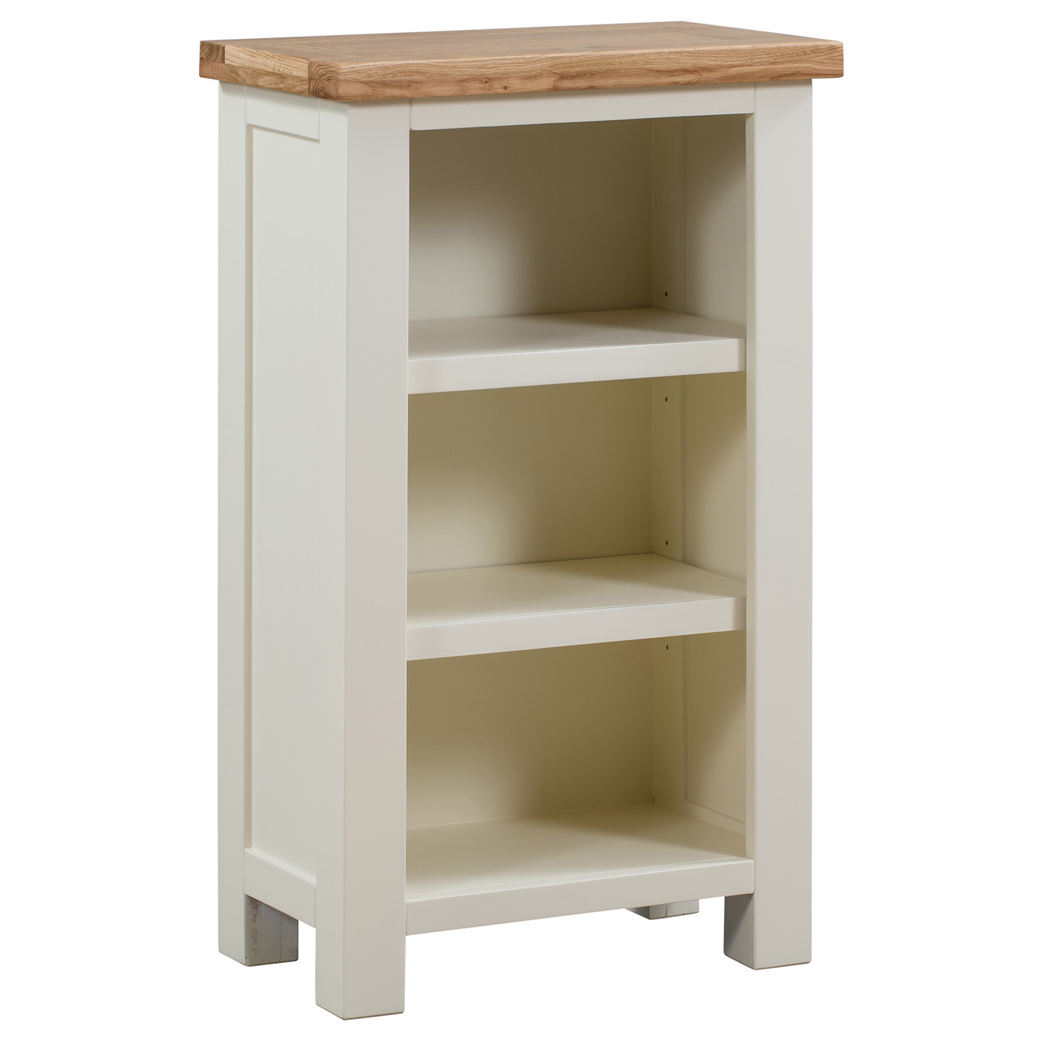 Maiden Oak Painted Small Bookcase