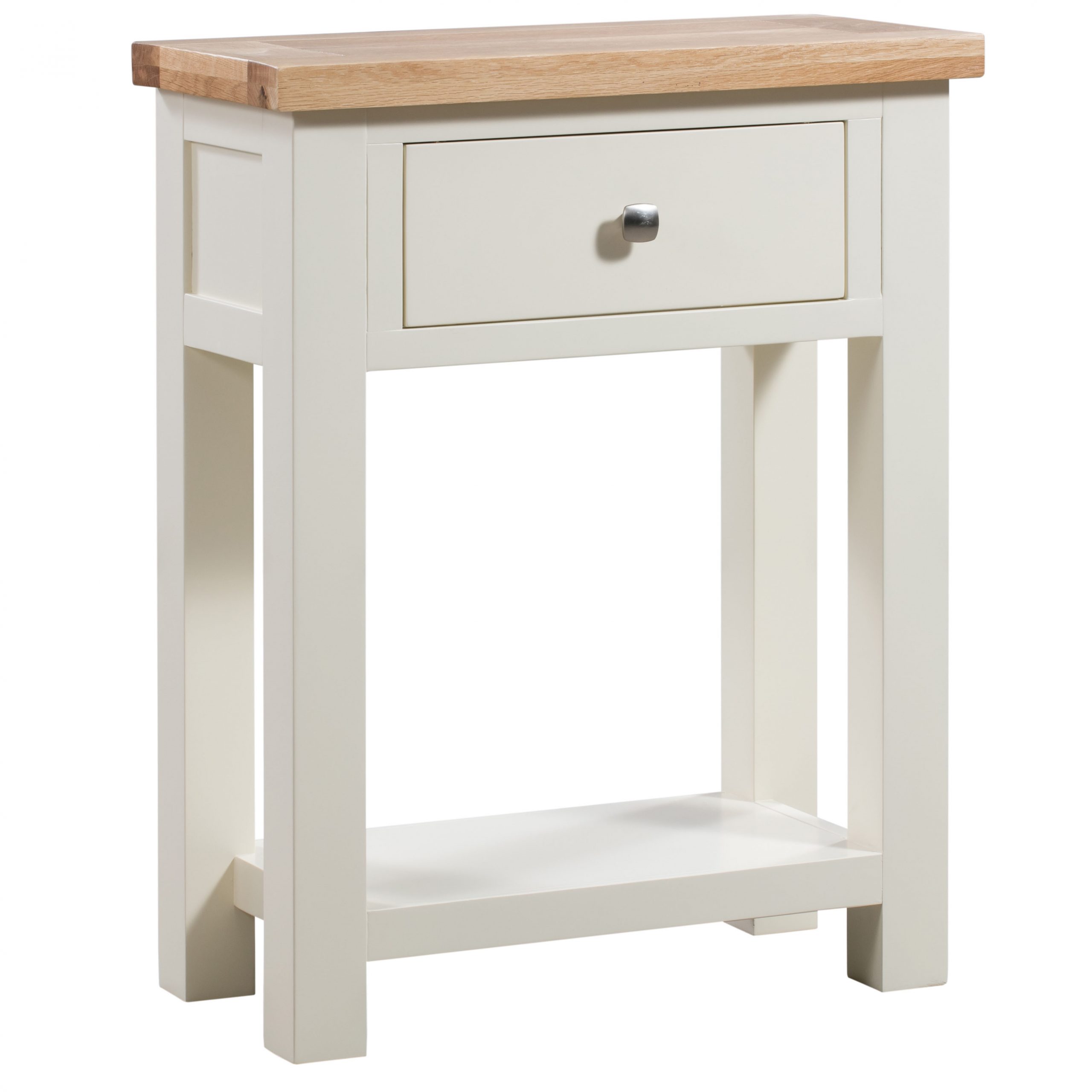 Maiden Oak Painted Small Console Table