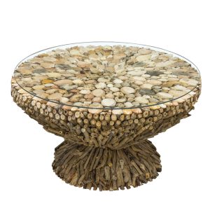 Charnwood Round Coffee Table with Glass Top