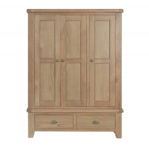 Hertiage Oak 3 Door Wardrobe