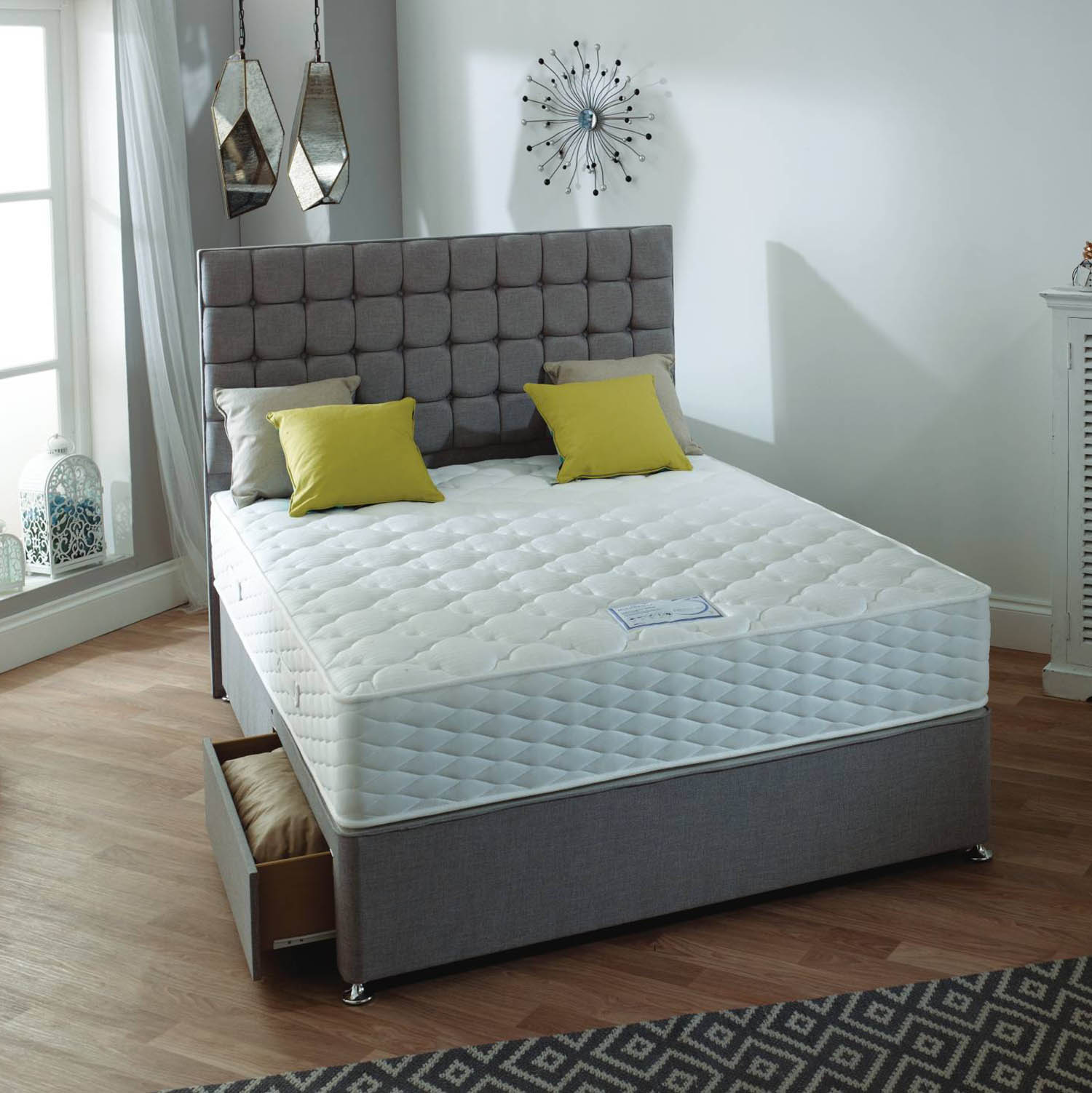 Highgrove Harrington Double 2 Drawer Set in Linoso Dove 