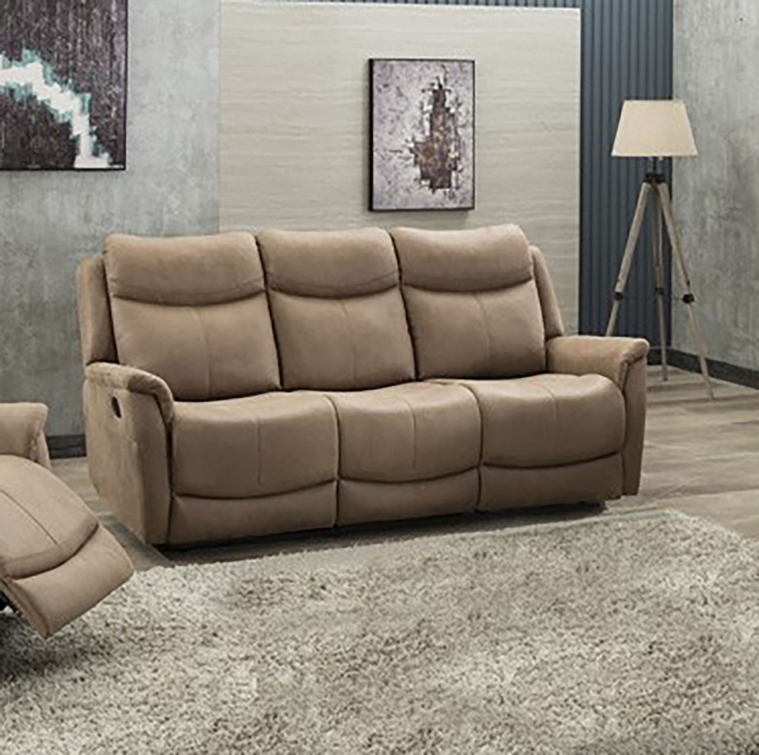 Ancona 3 Seater Sofa - Caramel