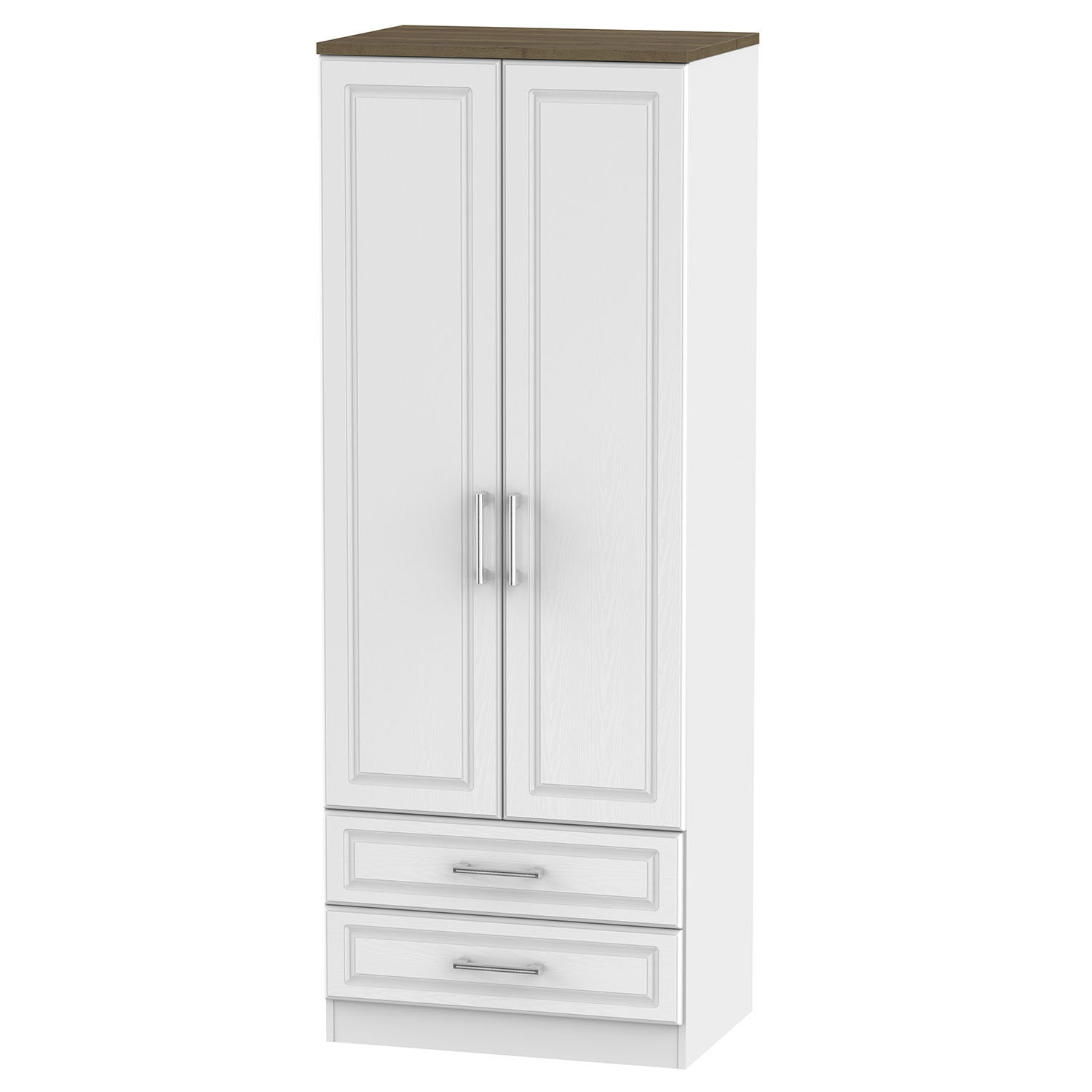 Kent Tall 2ft6in 2 Drawer Robe
