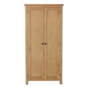 Chiltern Oak 2 Door Full Hanging Wardrobe