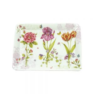 Romantic Flowers Scatter Tray