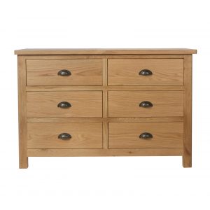 Chiltern Oak 6 Drawer Chest