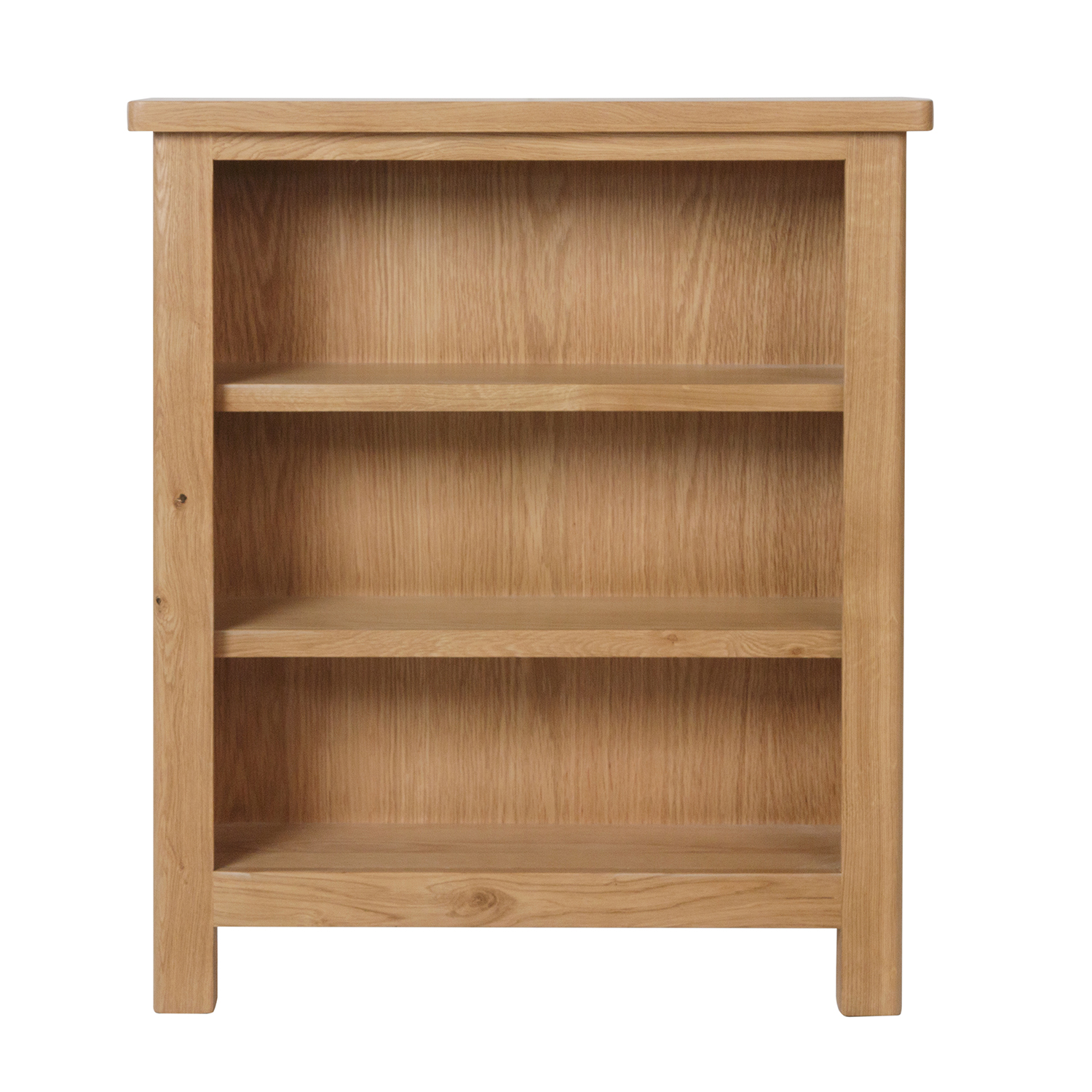 Chiltern Oak Small Wide Bookcase