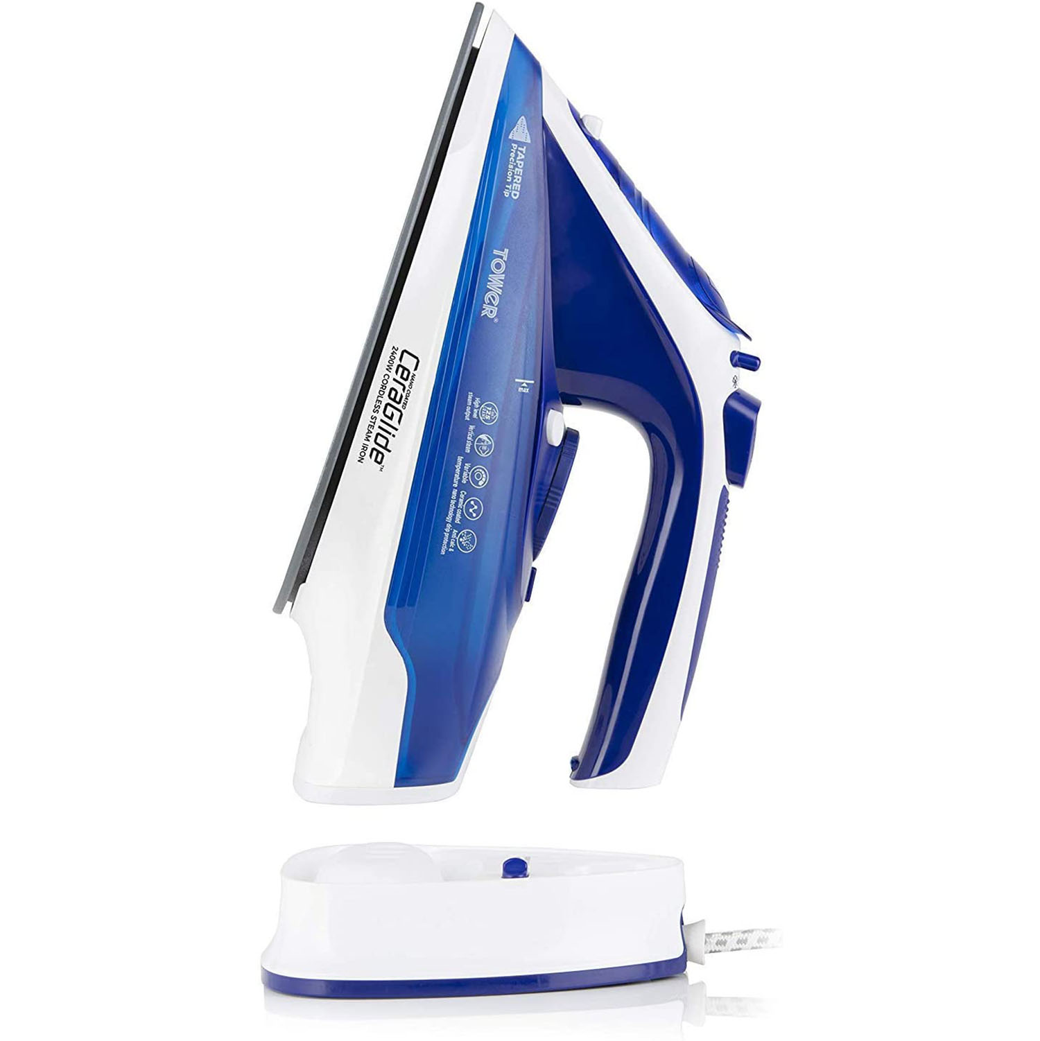 Tower 2-in-1 Cord or Cordless Iron