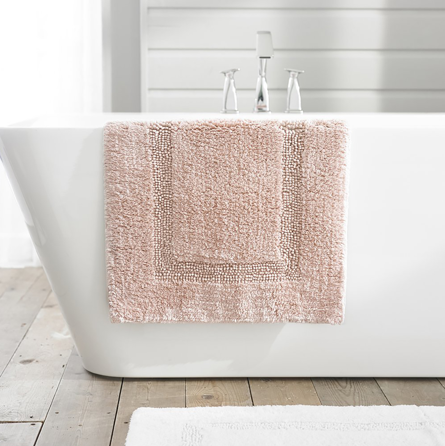 TLC Luxury Tufted Bath Mat - Pink