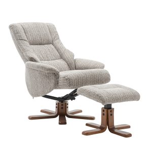 Bailey Swivel Chair & Stool -  Wheat