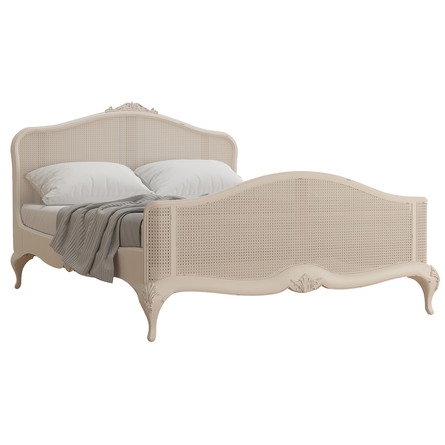 Willis Gambier Ivory 5ft King Size, Ivory King Bed