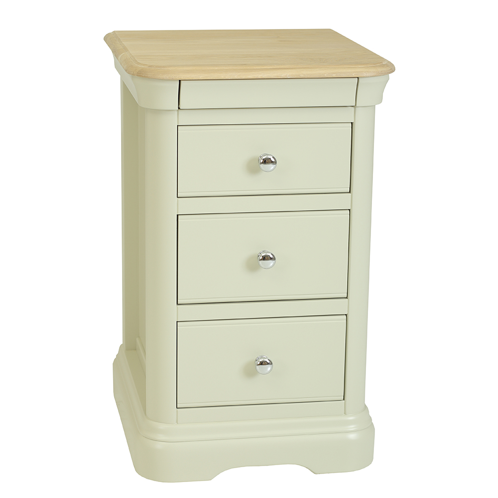 Cromwell Narrow 3 Drawer Bedside