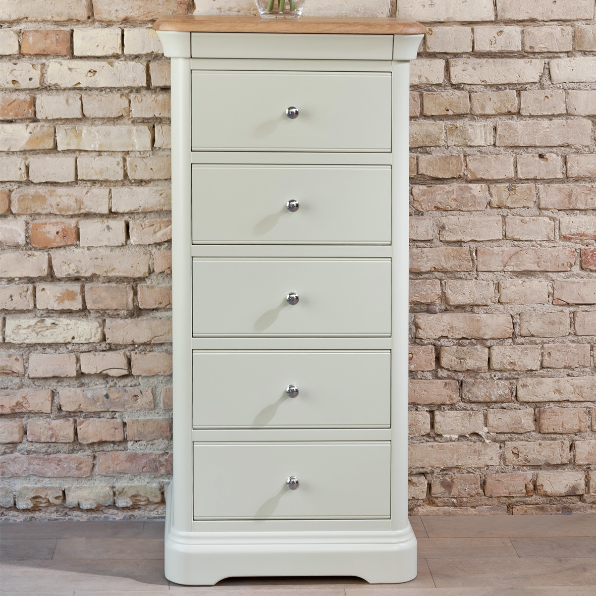 Cromwell 5 Drawer Tall Narrow Chest • Collingwood Batchellor