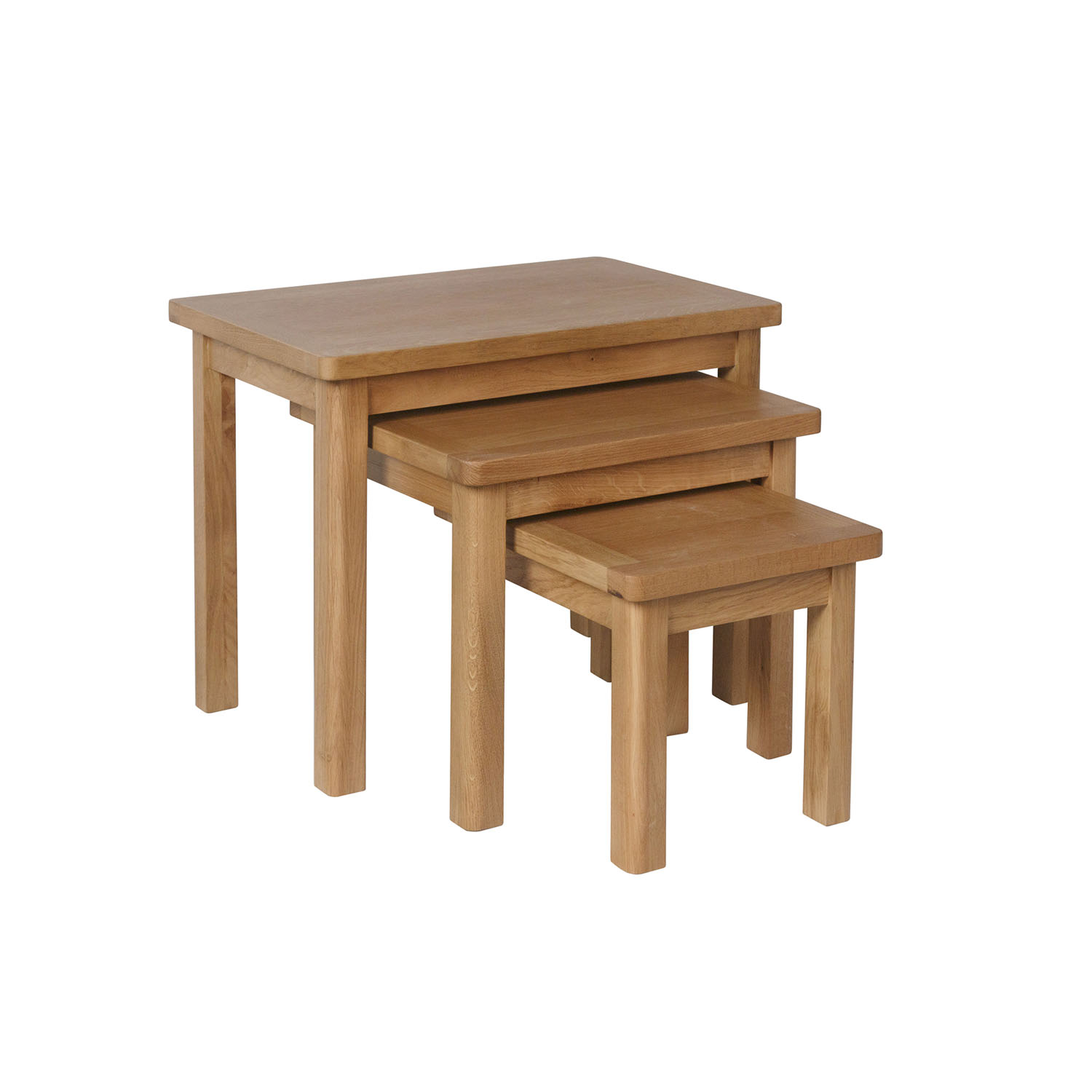 Childon Oak Nest of 3 Tables