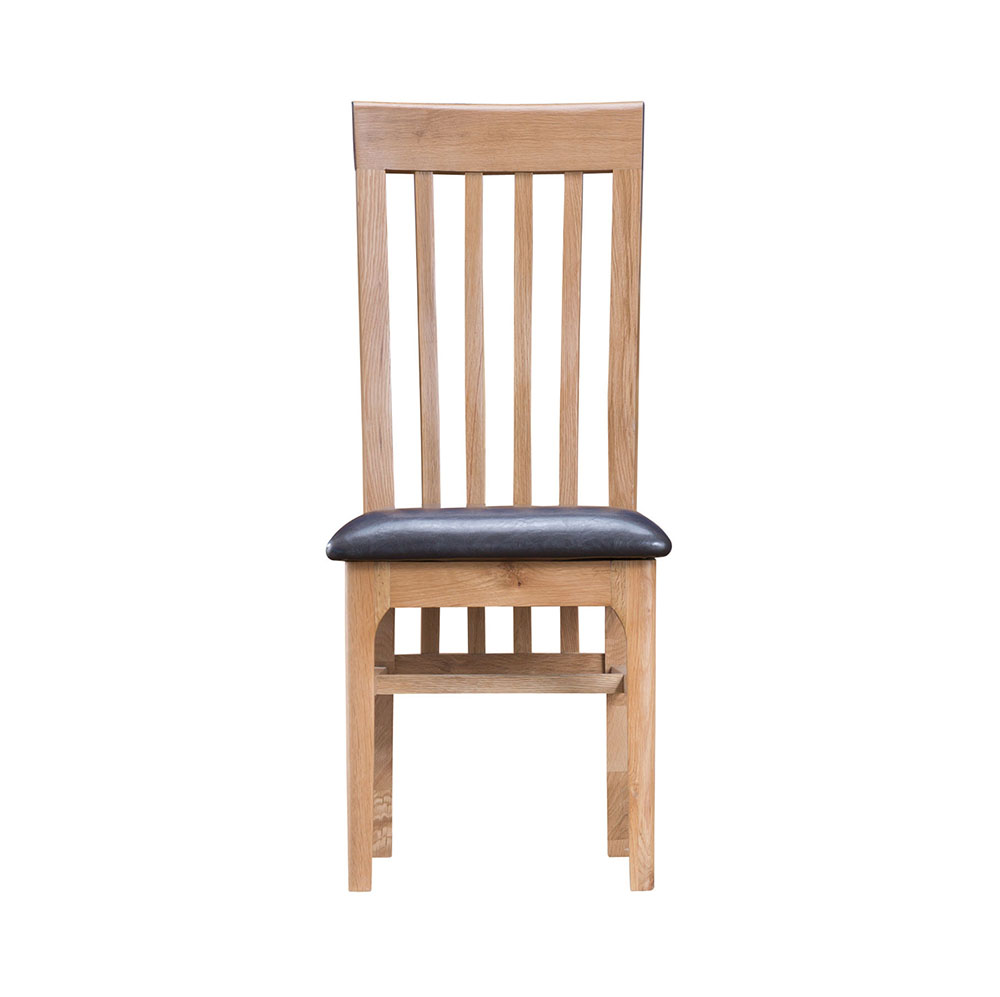 Woodley Slat Back Chair PU