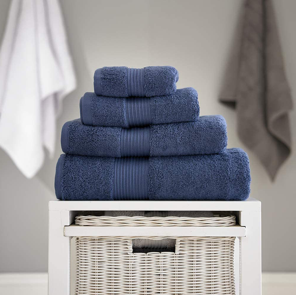 Deyongs Bliss Pima Towels - Denim • Collingwood Batchellor