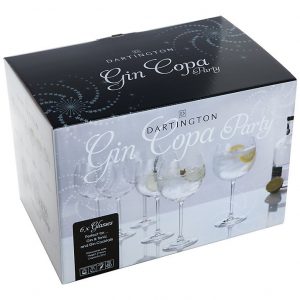 Dartington Crystal Set of 6 Gin Copa Glasses