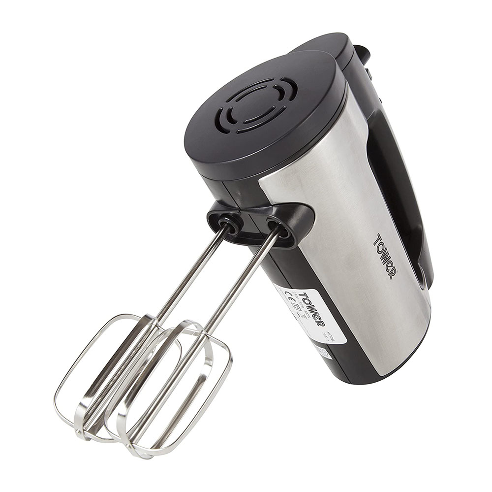 Tower Stainless Steel Hand Mixer
