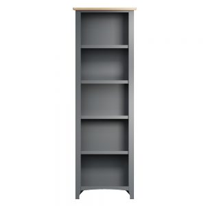 Hurstley Grey Large Bookcase