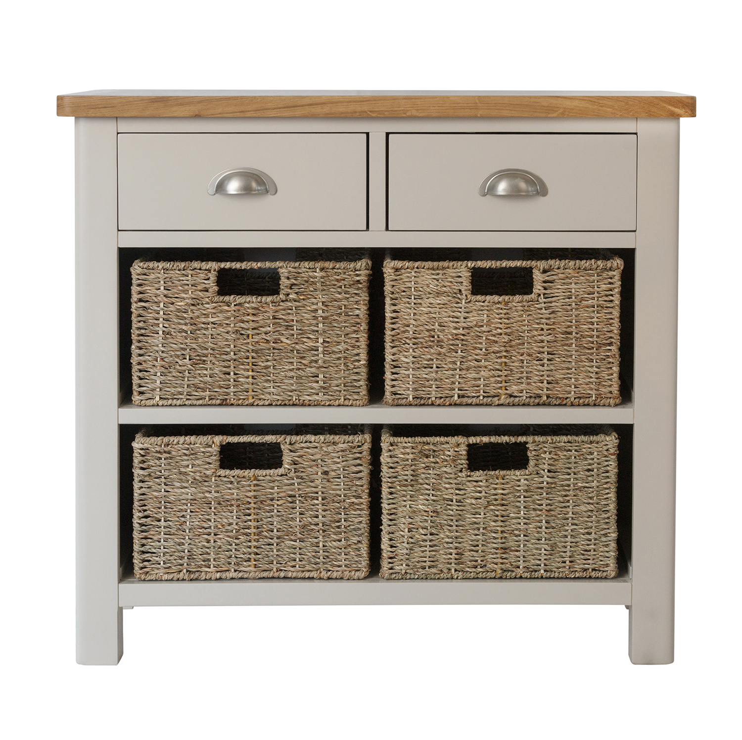 Chiltern Dove 2 Drawer 4 Basket Unit