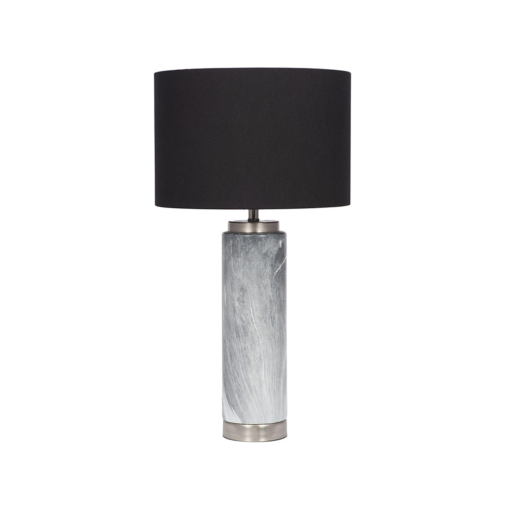 Grey Marble Effect Tall Ceramic Table, Tall Table Lamp Bases Uk