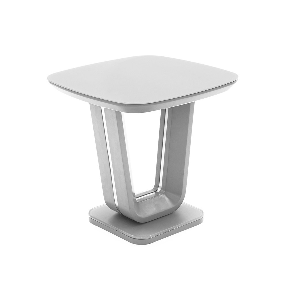 Lazio Lamp Table - Light Grey 
