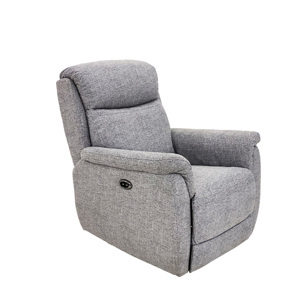Kayden Fixed Chair - Fabric Grey