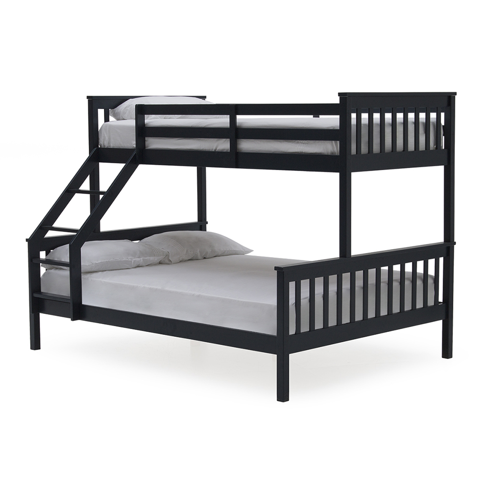 Spencer Bunk Bed 3ft 4ft6 Blue, 4ft 6 Loft Bed Dimensions
