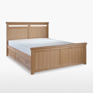Lamont 135cm Solid Bed with Storage