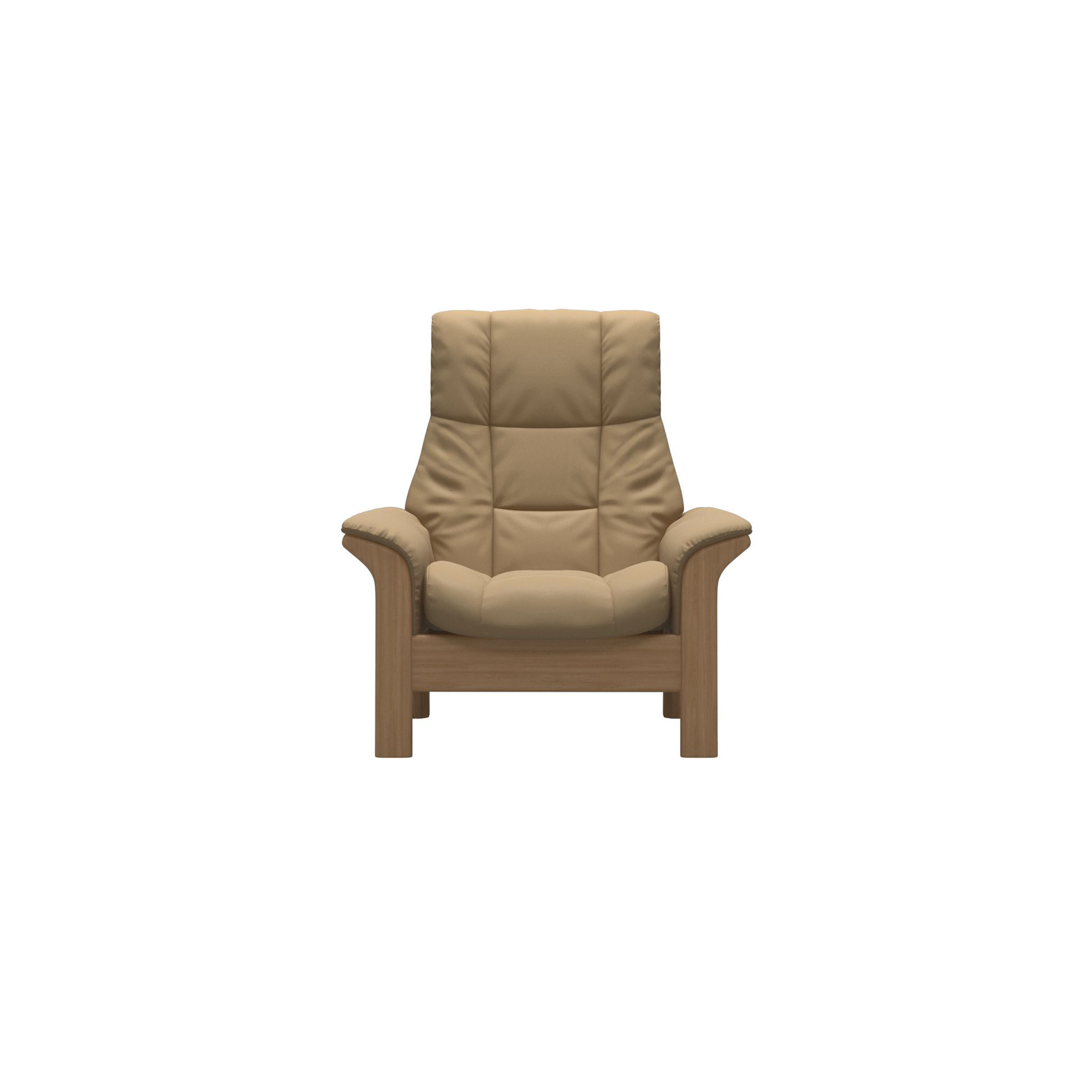 Stressless Windsor High Back Chair Paloma Sand/Oak