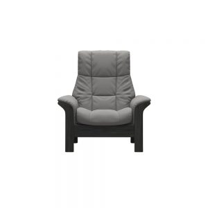 Stressless Windsor High Back Chair Paloma Silver Grey/Grey