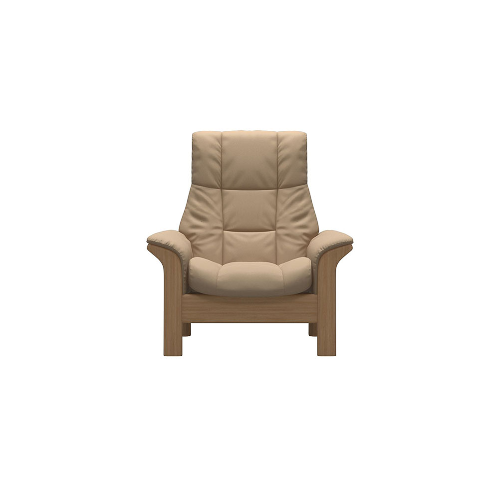 Stressless Windsor High Back Chair Paloma Beige/Oak 