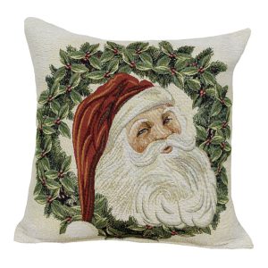 Santas Wreath Cushion