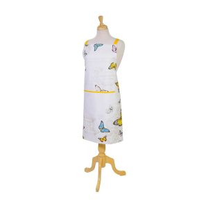 Butterfly Cotton Apron 82 x 59 cm