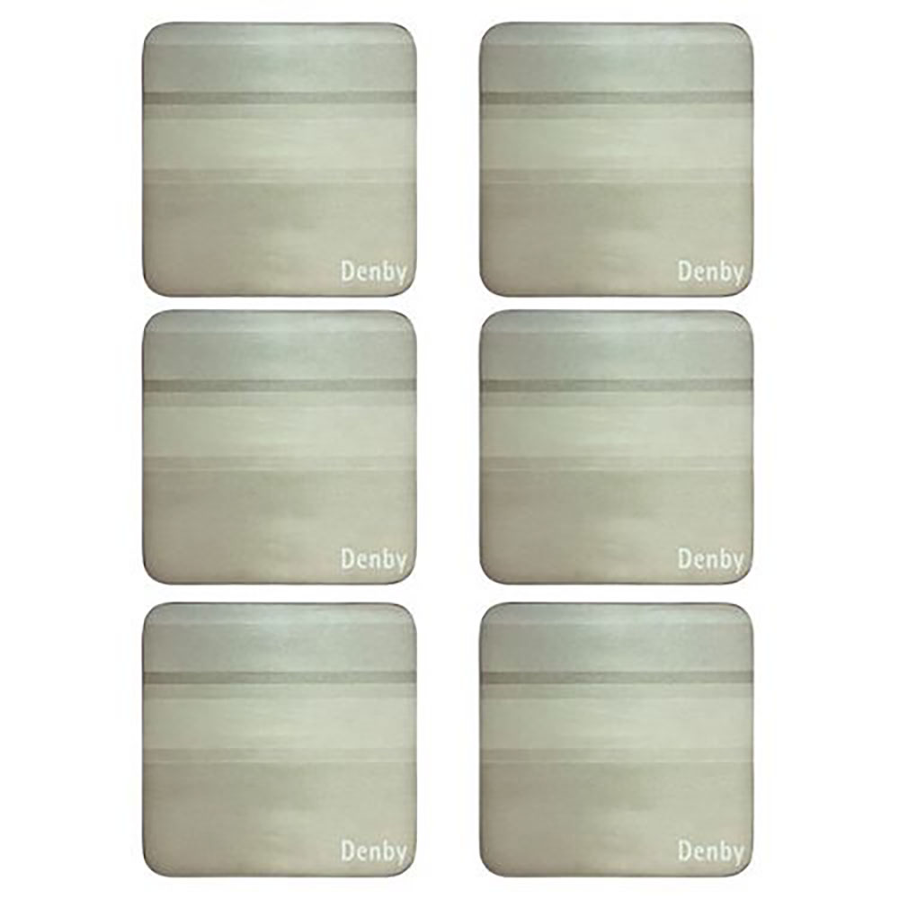 Denby Colours Set of 6 Coasters - Natural