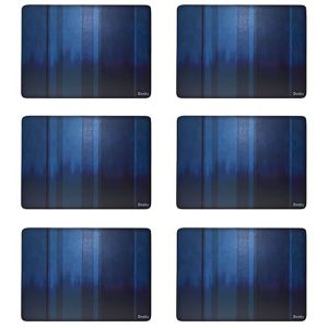 Denby Colours Set of 6 Placemats - Blue
