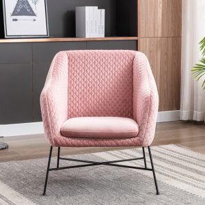 Cora Accent Chair Powder Pink