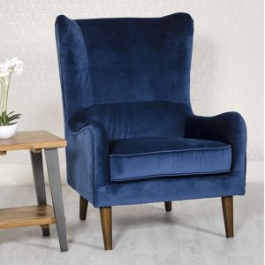 Flora Accent Chair Blue