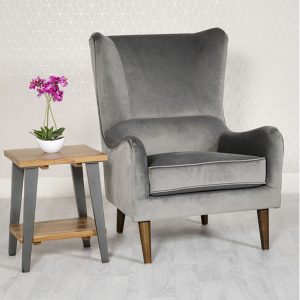 Flora Accent Chair Grey