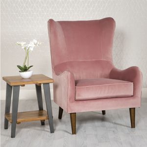 Flora Accent Chair Pink