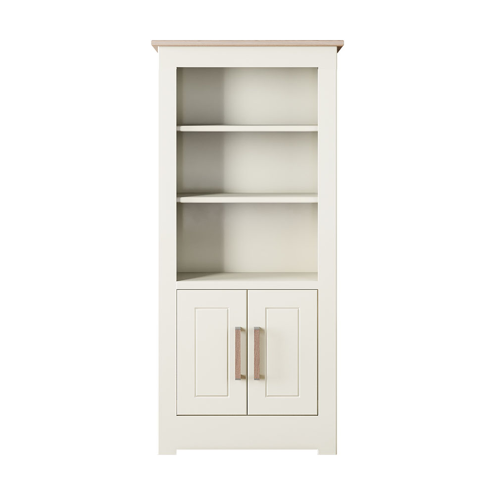 Modo Wide Half Panelled Bookcase